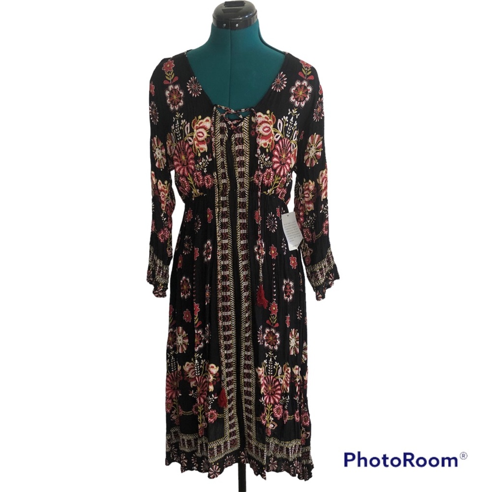 Nastalgia floral boho dress Medium